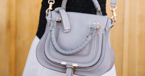 Gray Handbag
