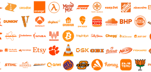 Most Famous Logos in Orange