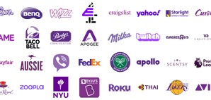 Most Famous Logos in Purple