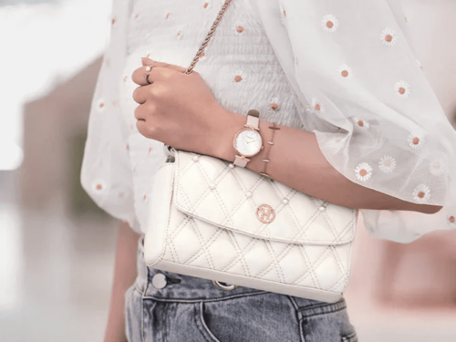 Pearl White Handbag